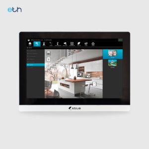 Touchscreen multimedia per integrazione sistema domotico e videocitofonia