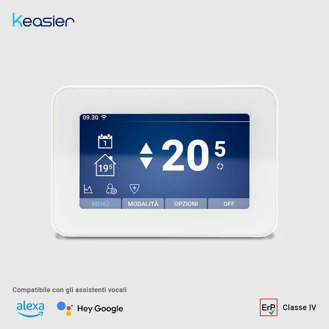 Gestisci la temperatura di casa con il cronotermostato WiFi Keasier- Kblue