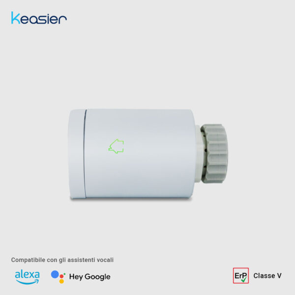 Valvola termostatica wireless Keasier - vista laterale
