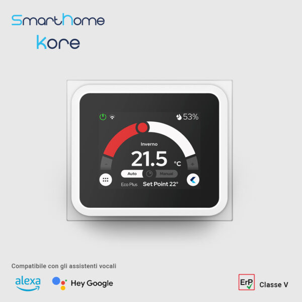 Cronotermostato e umidostato WiFi Kore_Smart Home_B